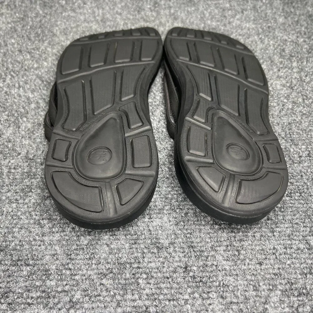 Superfeet Sandals Women's 11 Black Athletic Comfort Plantar Fasciitis Flip Flops